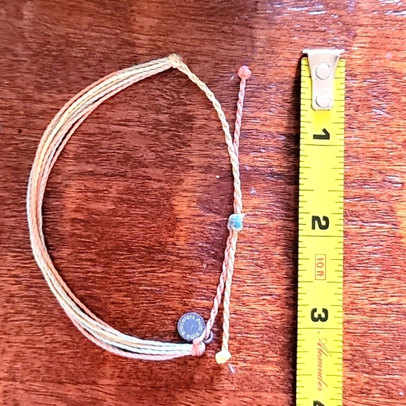 PURA VIDA Rose Goldtone Chain Link Slider and Signature Cord Bracelet Lot - Picture 3 of 4